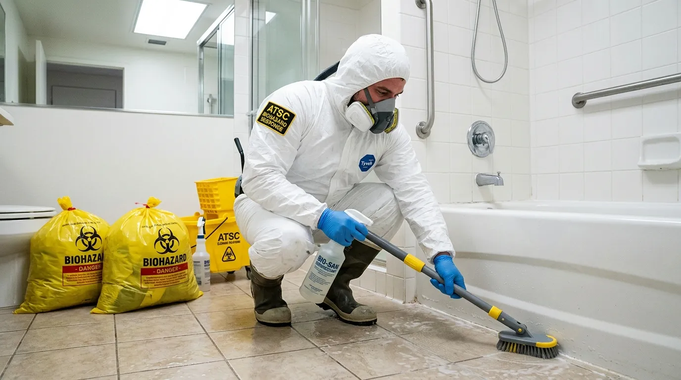 Decontamination equipment deployed for Blood Cleanup in Spring Lake Park